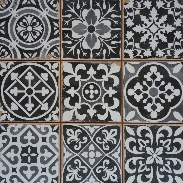 Itämaiset tilkkulaatat 33x33 cm – seinille ja lattioille