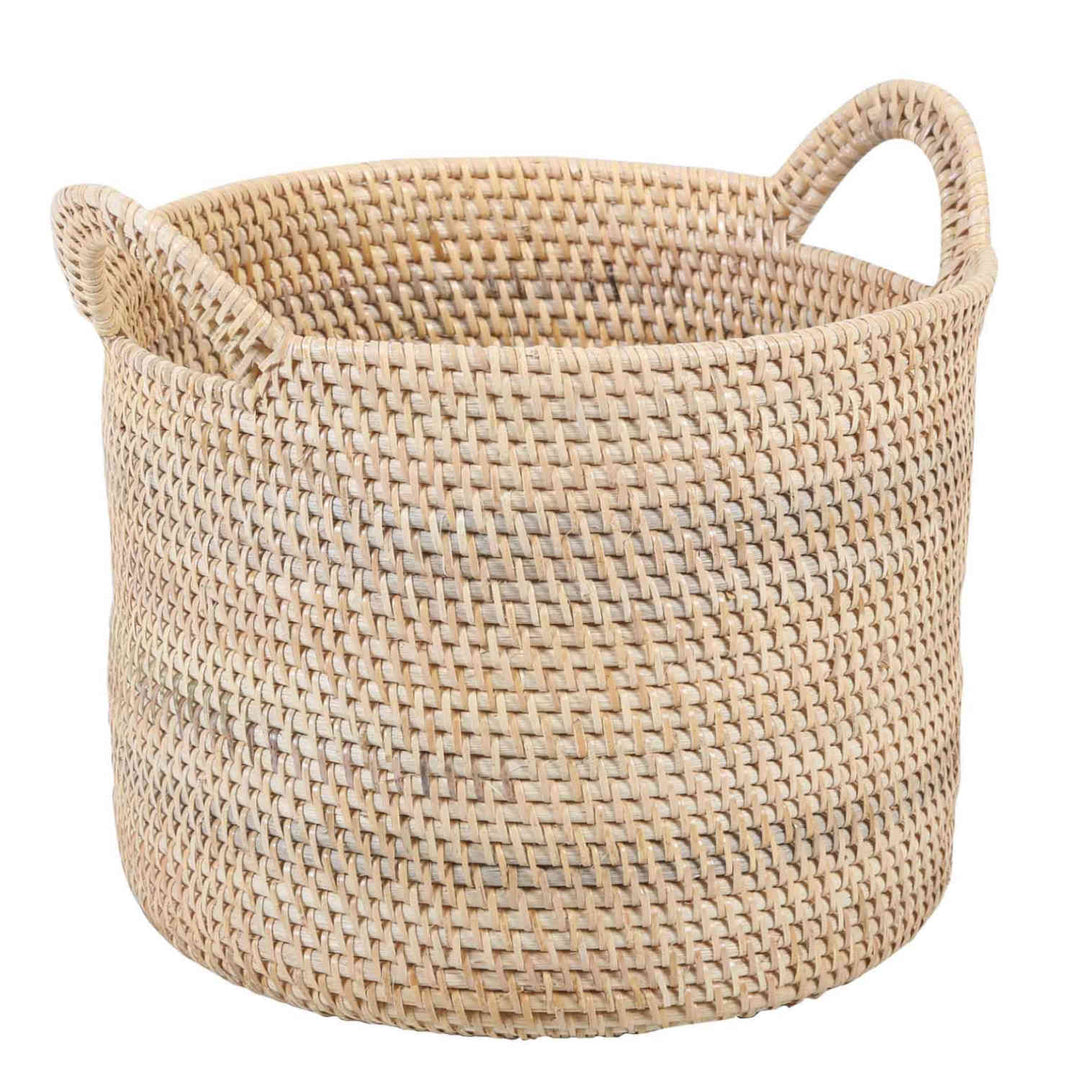 Rottinkinen kori Elie Natural kahvalla