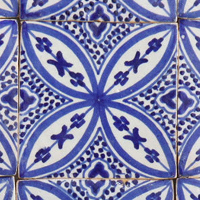Käsinmaalattu laatta - välimerellinen azulejo-sisustus