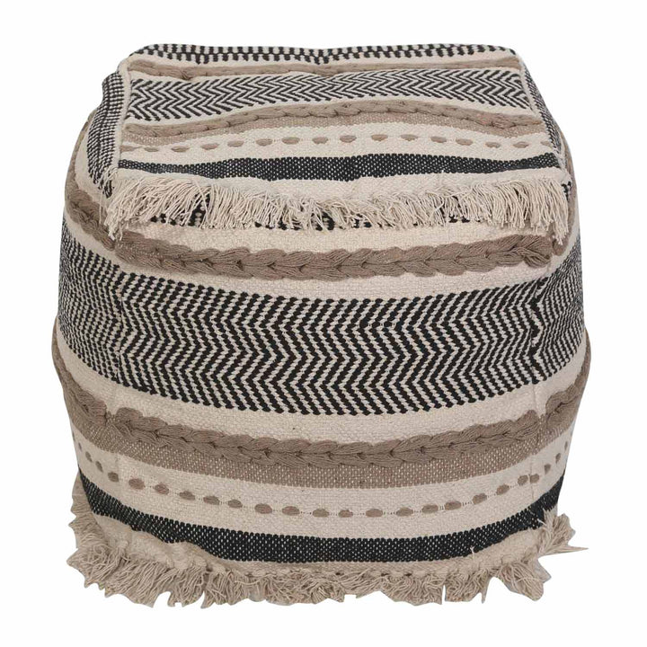 Boho kuutioistuinpouf Kara