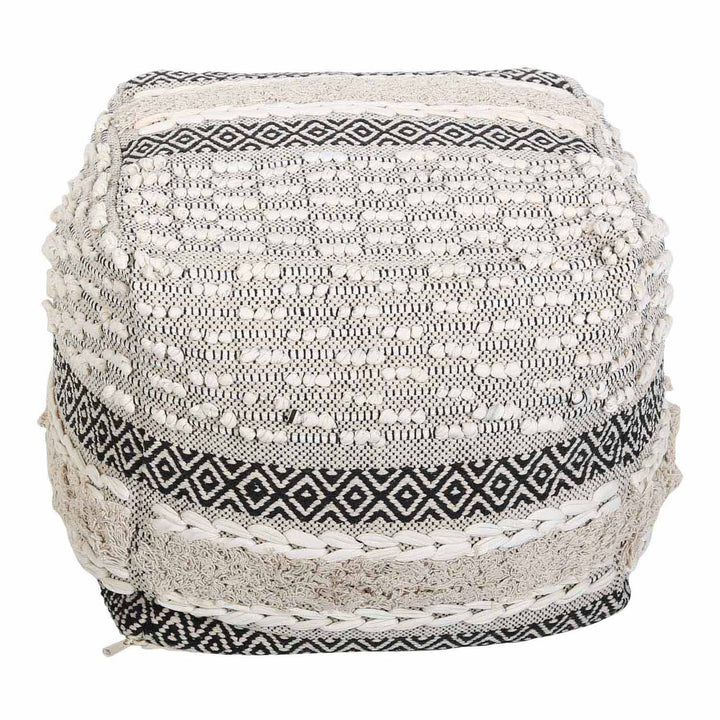 Boho kuutioistuinpouf Mara