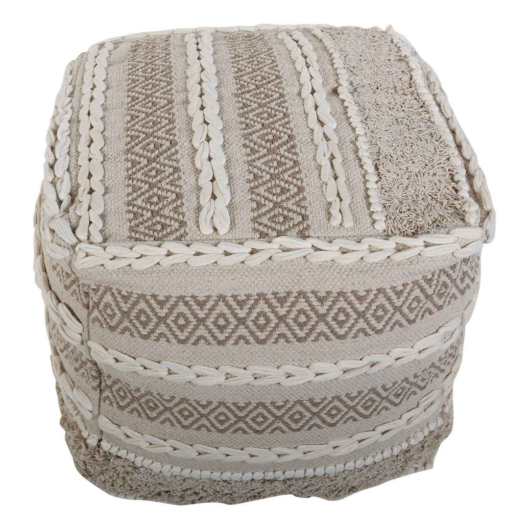 Boho kuutioistuinpouf Zara
