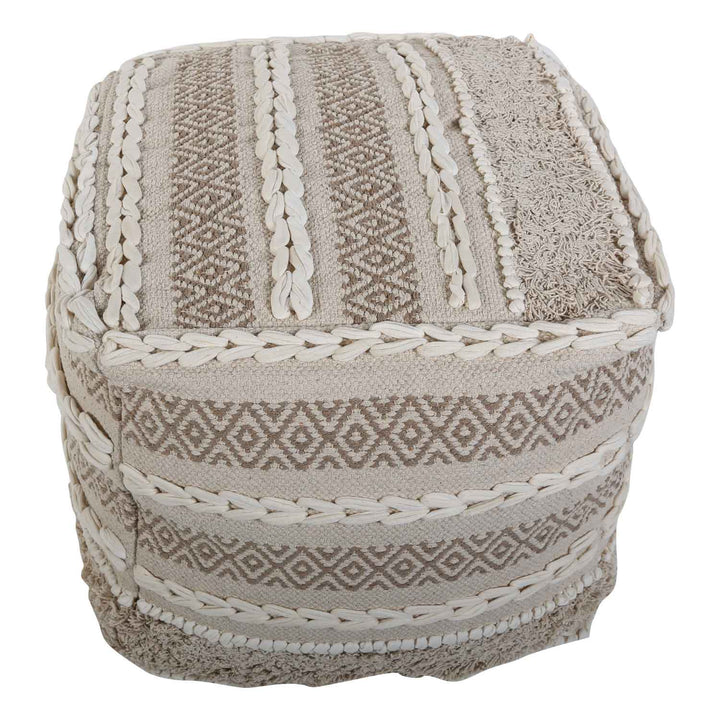 Boho kuutioistuinpouf Zara