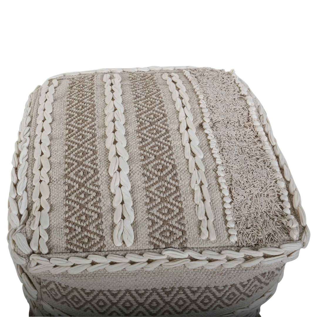 Boho kuutioistuinpouf Zara