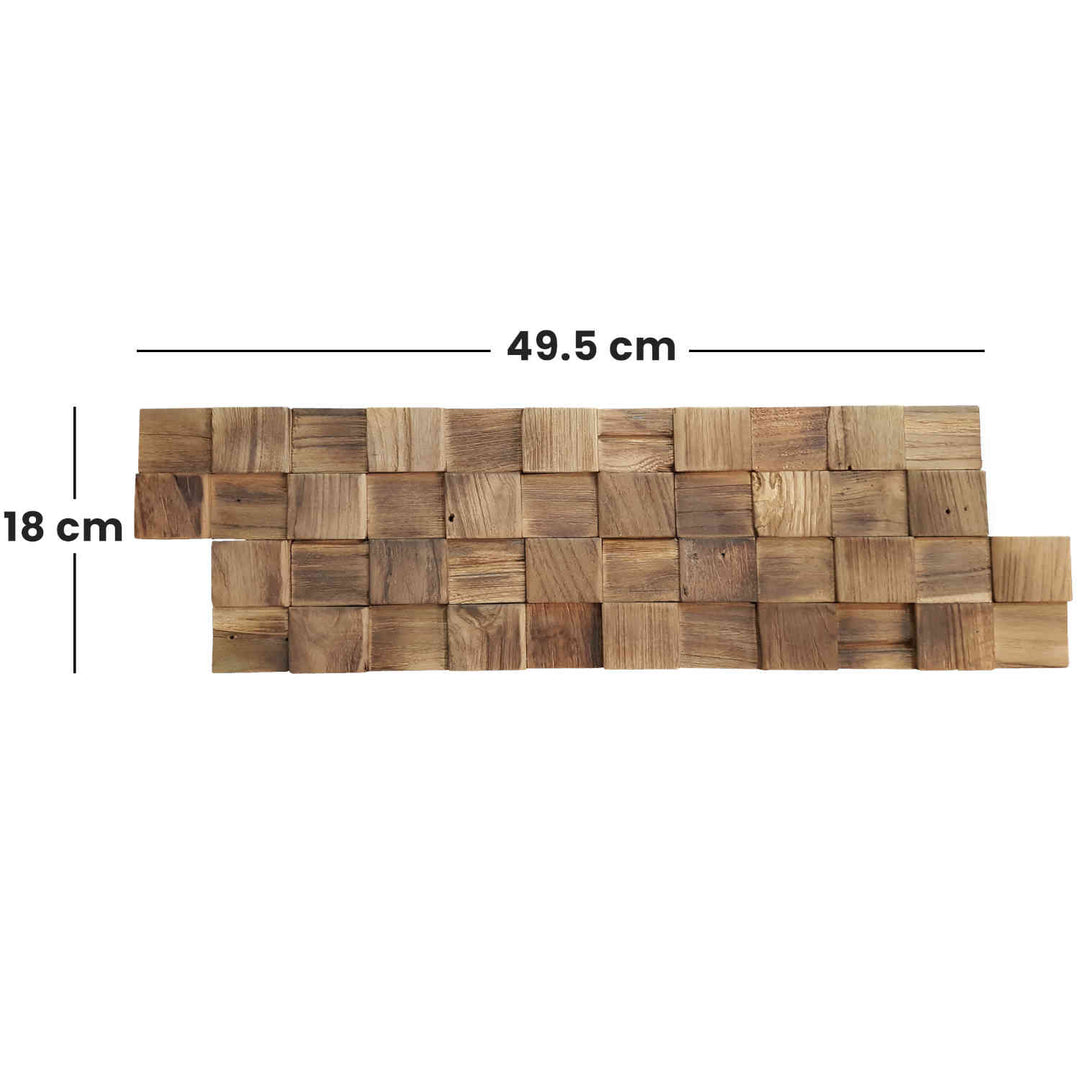 Puinen seinäpaneeli Natural Cube