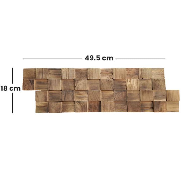 Puinen seinäpaneeli Natural Cube