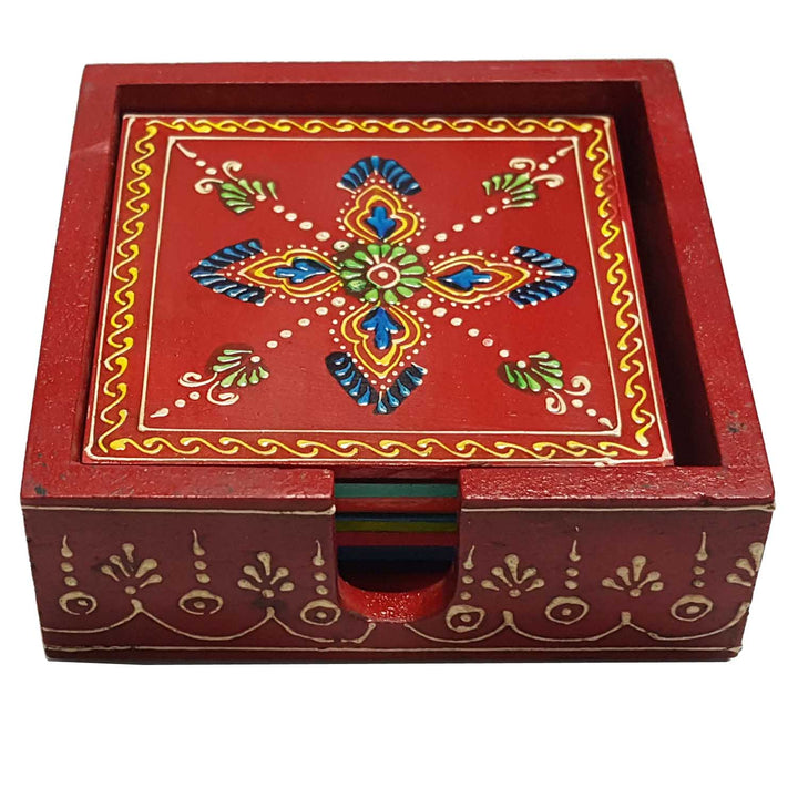 Intialainen Coaster Set Janani