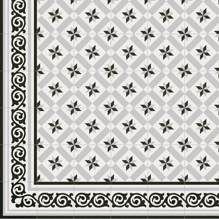 Marokon laatta 20x20 cm sementtilaatan ulkoasussa
