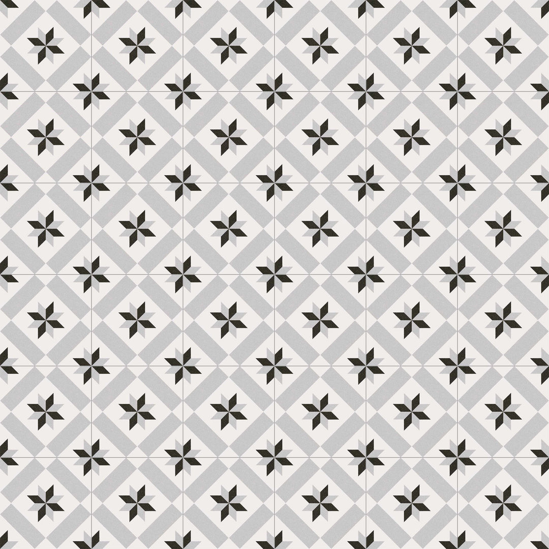 Marokon laatta 20x20 cm sementtilaatan ulkoasussa