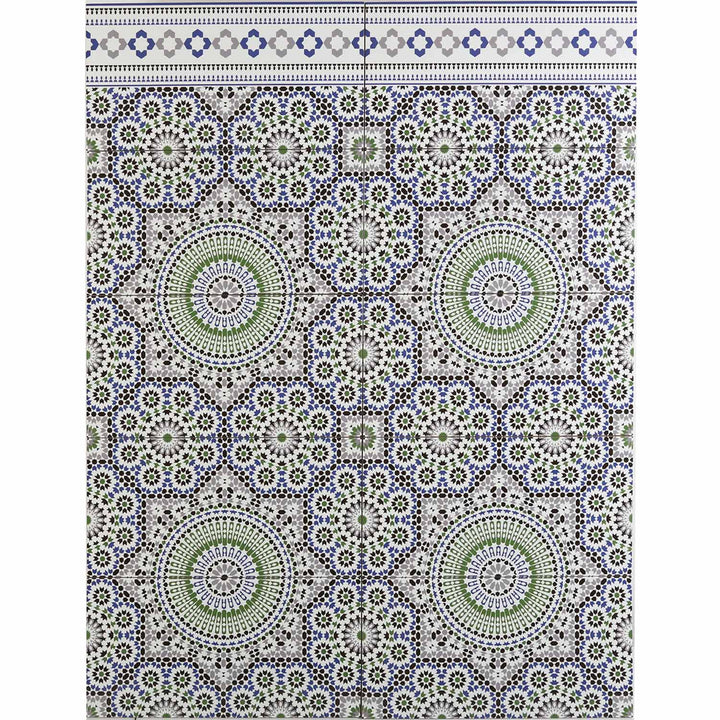 Marokon seinälaatat 50x25 cm – mosaiikkikuvio