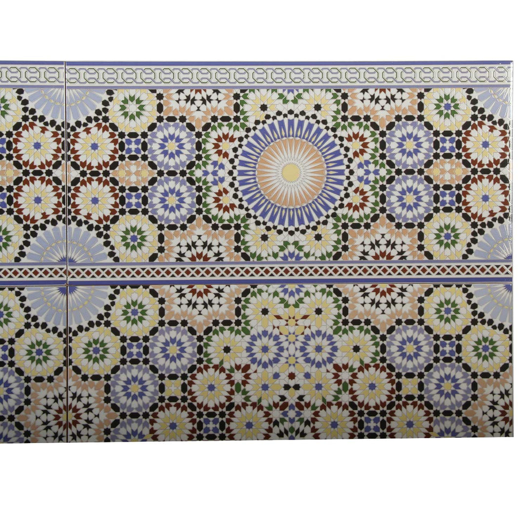 Marokon seinälaatat 50x25 cm – mosaiikkikuvio