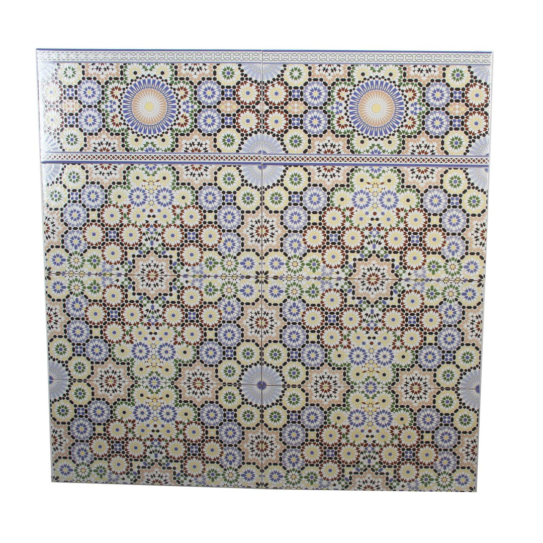 Marokon seinälaatat 50x25 cm – mosaiikkikuvio