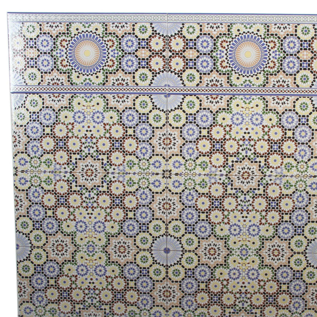 Marokon seinälaatat 50x25 cm – mosaiikkikuvio