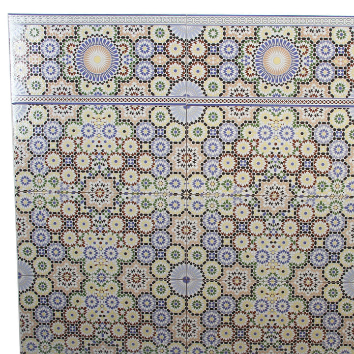 Marokon seinälaatat 50x25 cm – mosaiikkikuvio