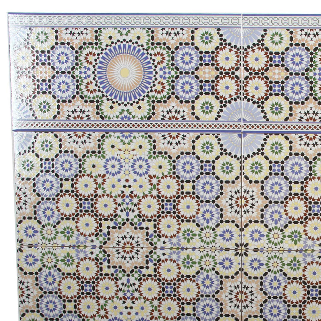 Marokon seinälaatat 50x25 cm – mosaiikkikuvio