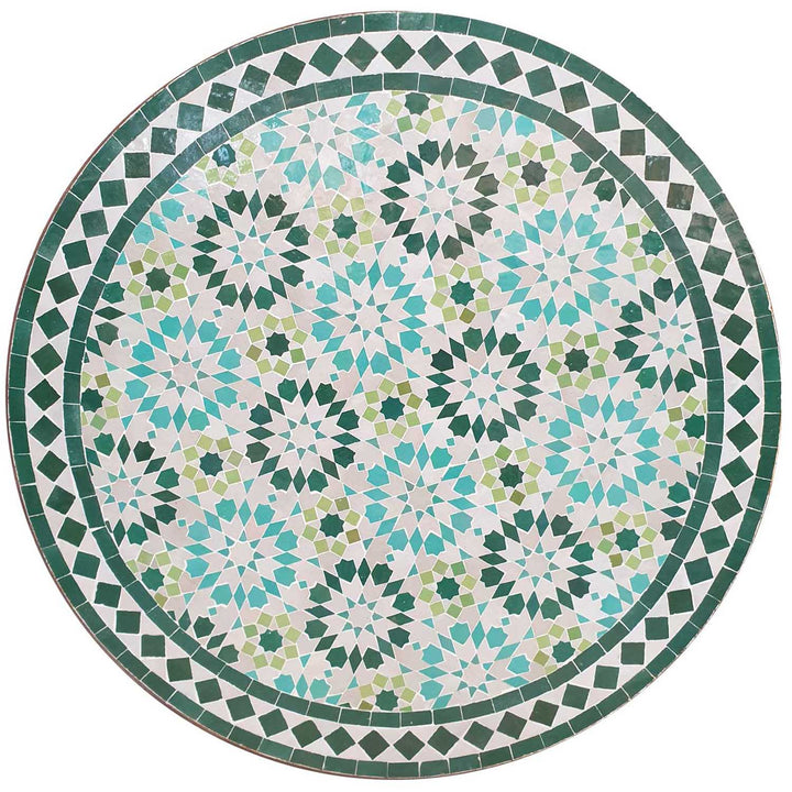 Mosaiikkipöytä D80 Ankabut turkoosi