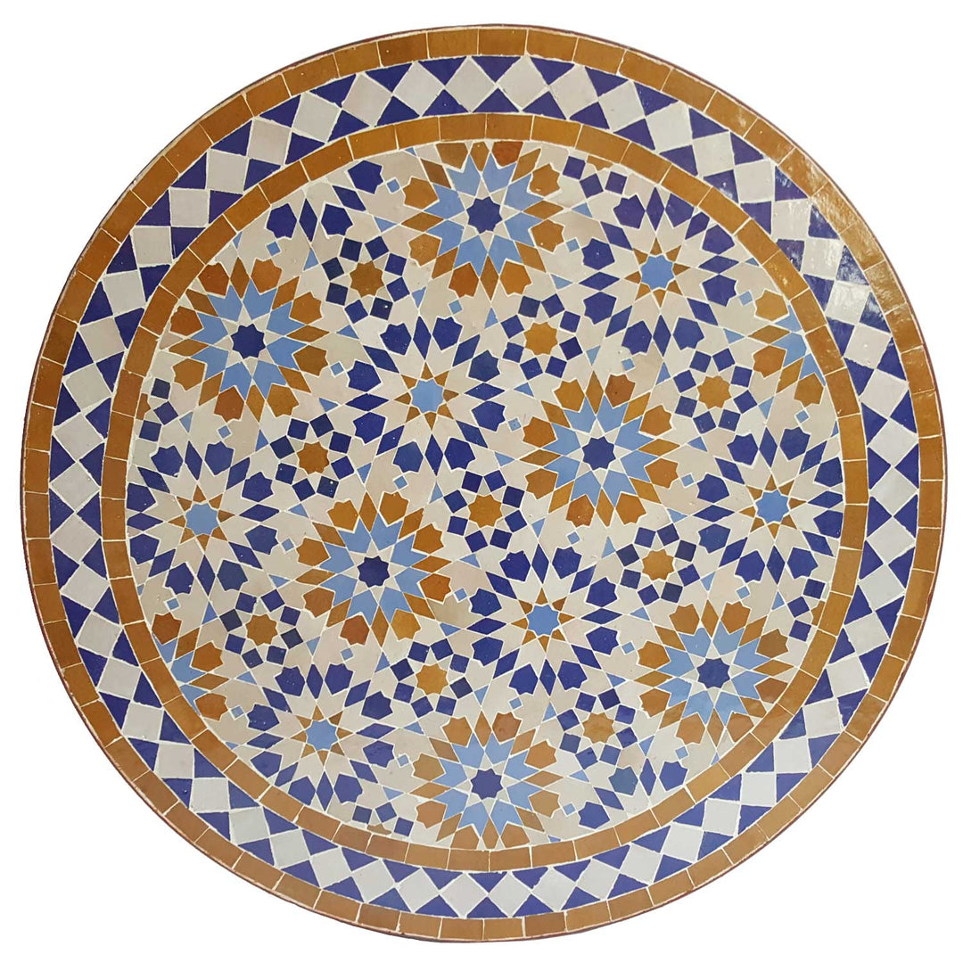 Mosaic Bistro Pöytä Pyöreä 70 cm Ankabut Ruskea