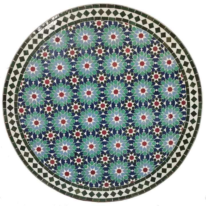 Mosaiikkipöytä D100 Ankabut Blue Green