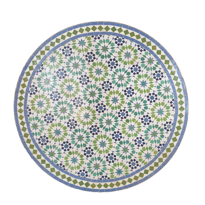 Mosaiikkipöytä D100 Ankabut Blue Green