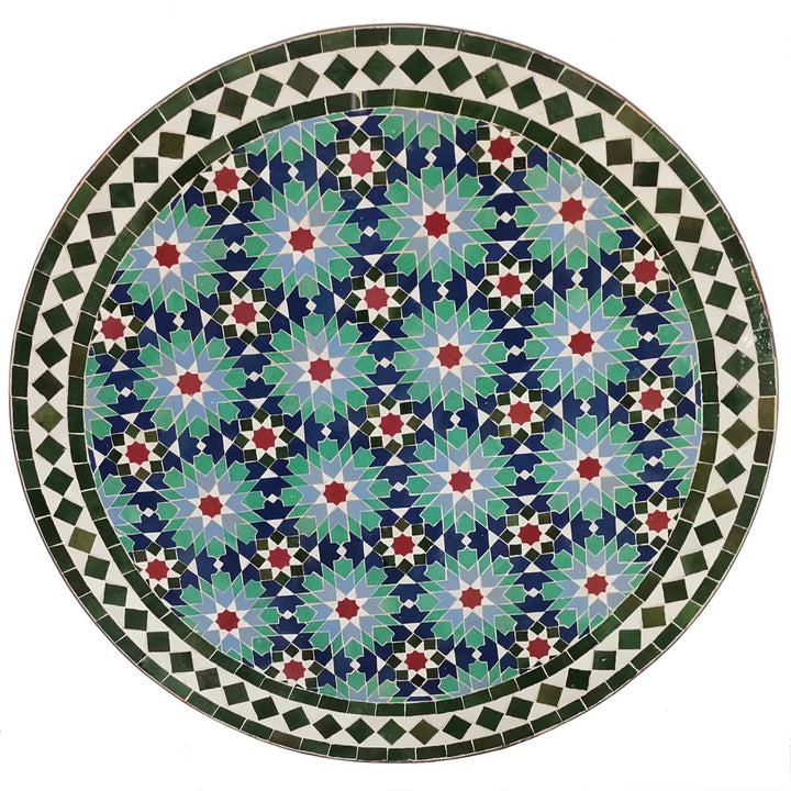 Mosaiikkipöytä D80 Ankabut Blue Green