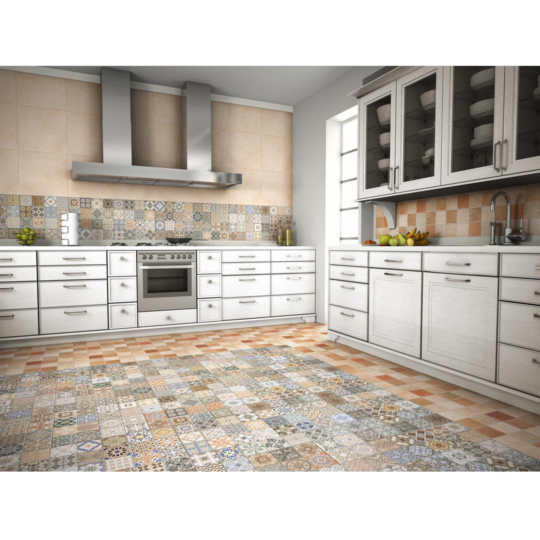 Patchwork laatat seinille ja lattioille