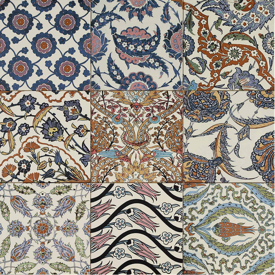 Oriental Patchwork -seinälaatat – 59,2x20cm Matt