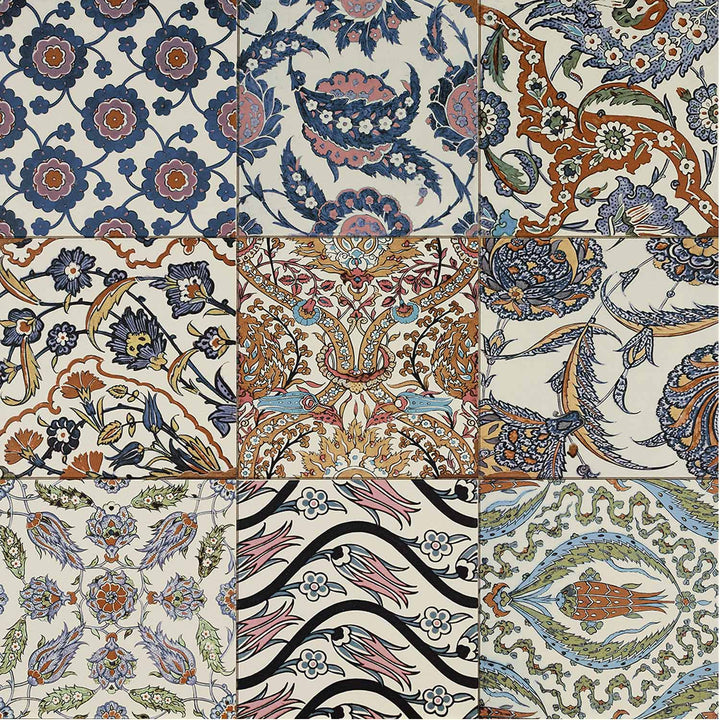 Oriental Patchwork -seinälaatat – 59,2x20cm Matt