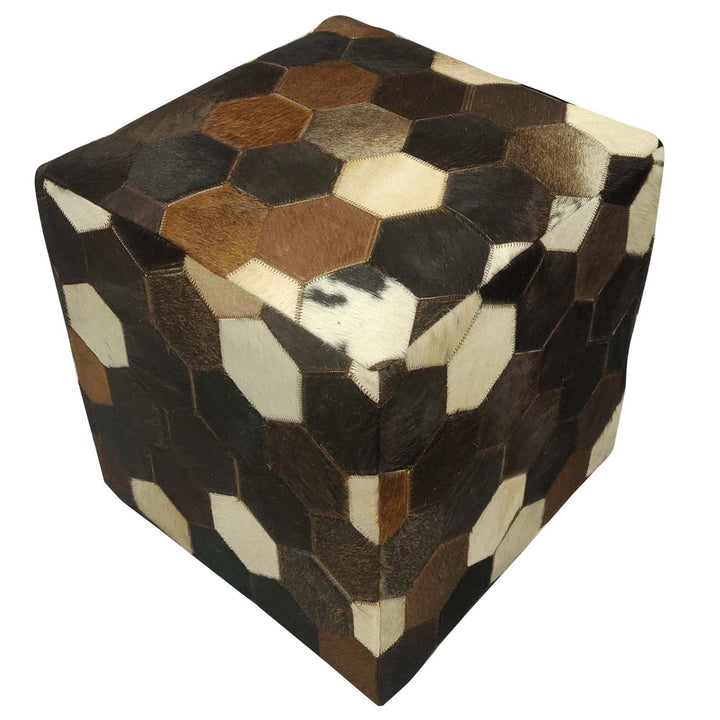 Patchwork nahkainen istuintyyny Vanita