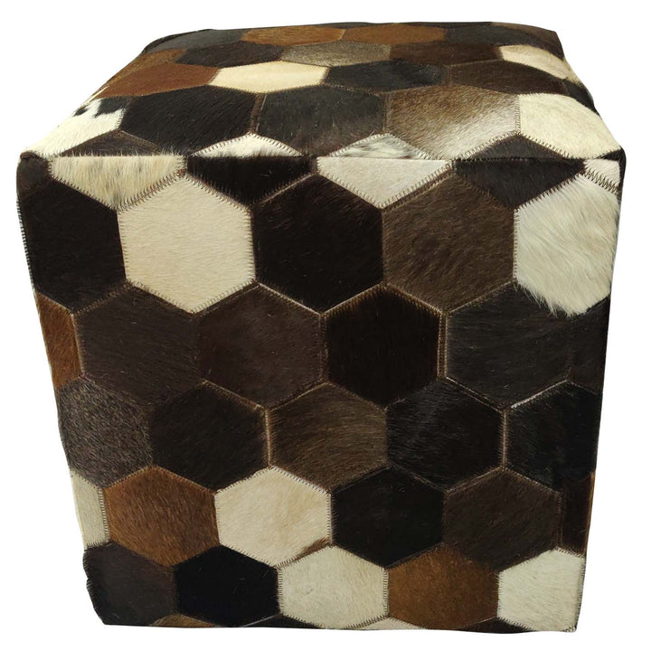 Patchwork nahkainen istuintyyny Vanita