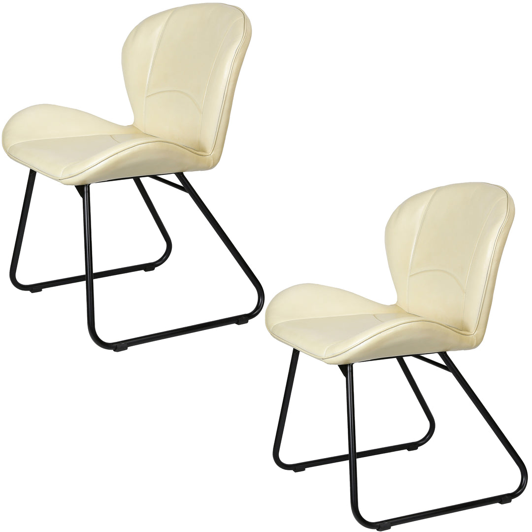 Beige nahkainen tuoli