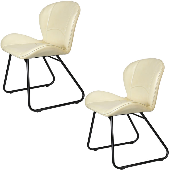 Beige nahkainen tuoli
