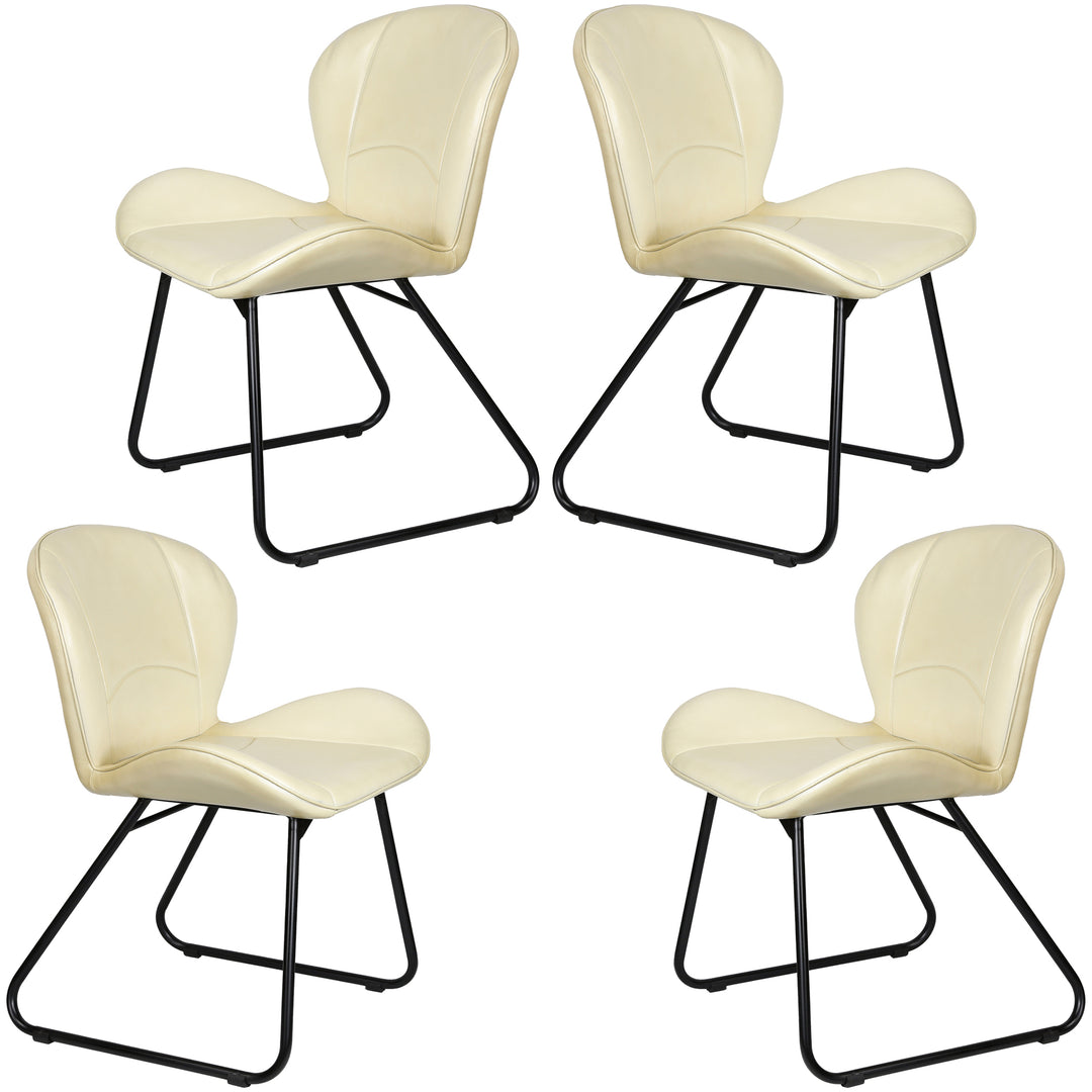 Beige nahkainen tuoli