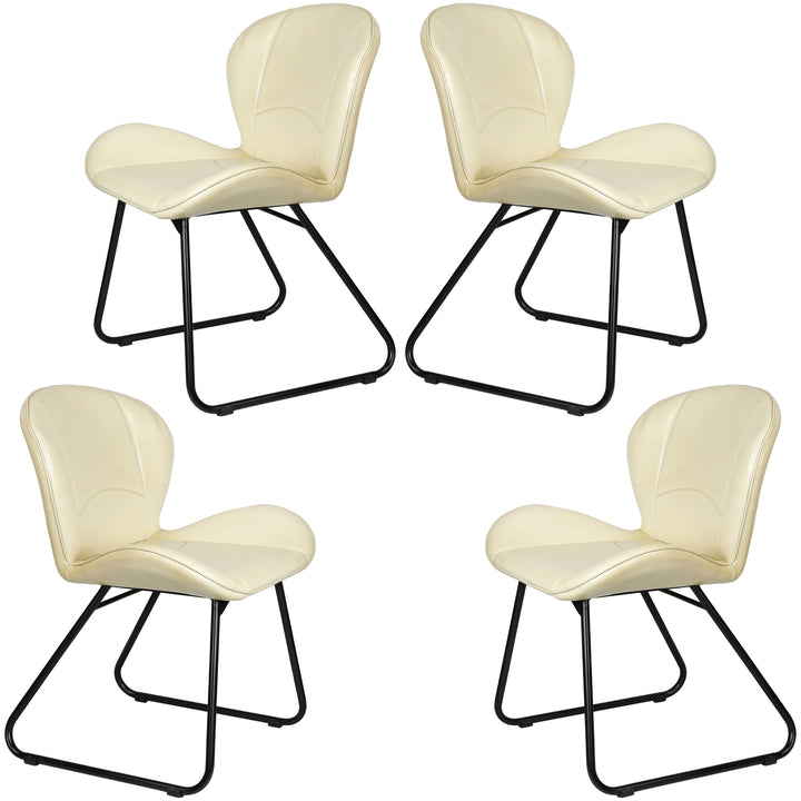 Beige nahkainen tuoli