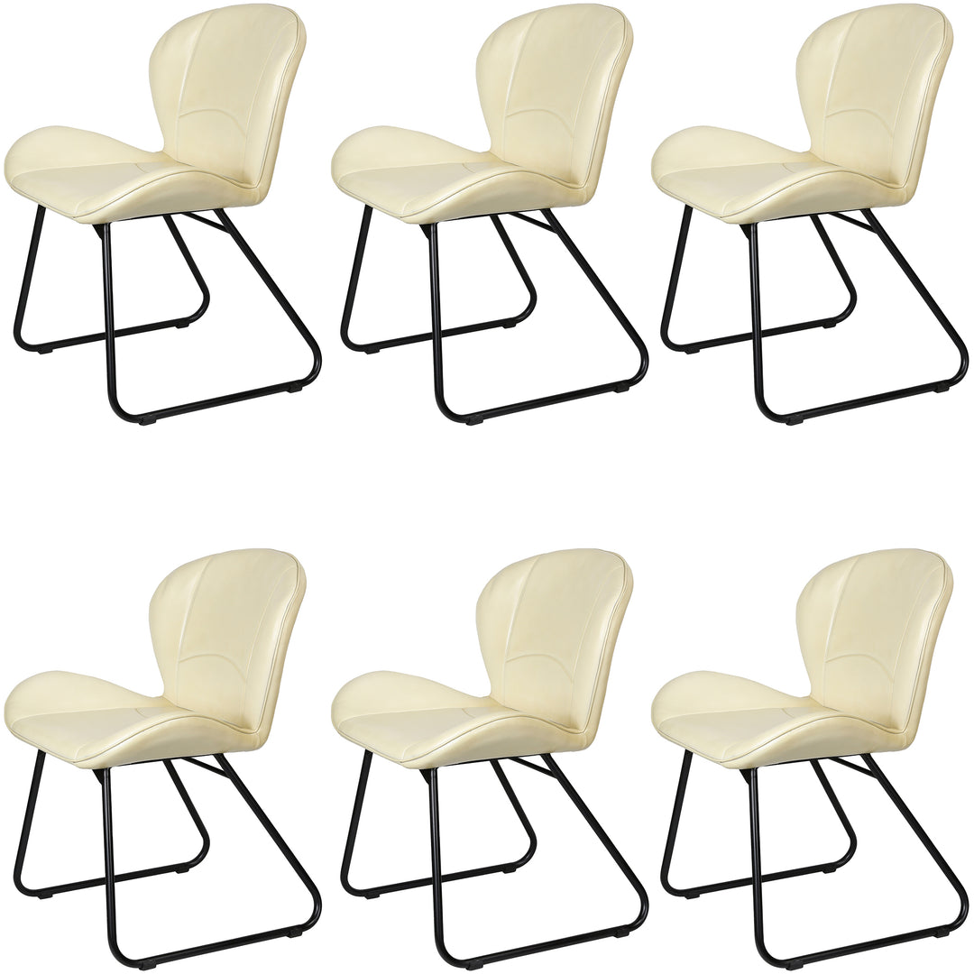 Beige nahkainen tuoli