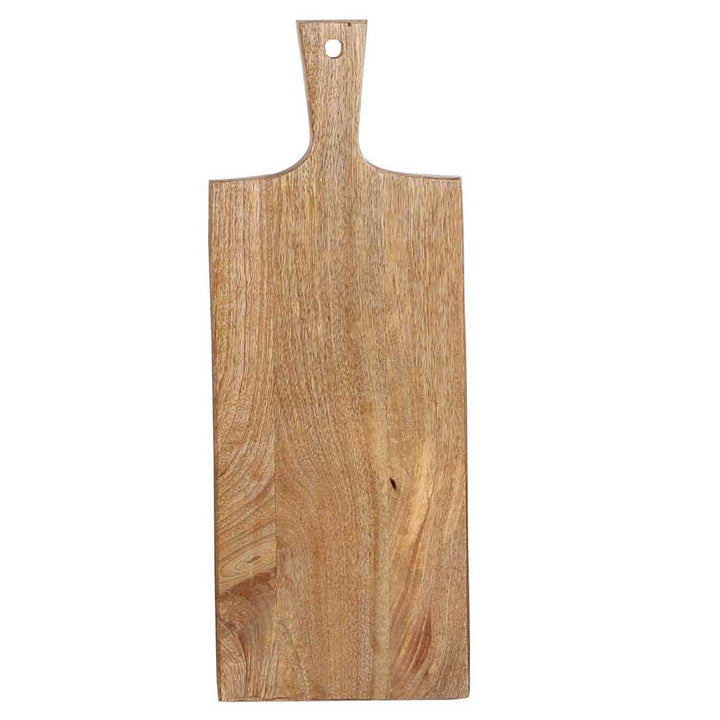 Puinen tarjoilulauta 52cm pitkä kahvalla
