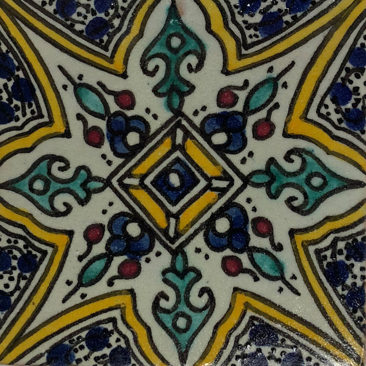 Käsinmaalattu laatta - Marrakech-tyyli