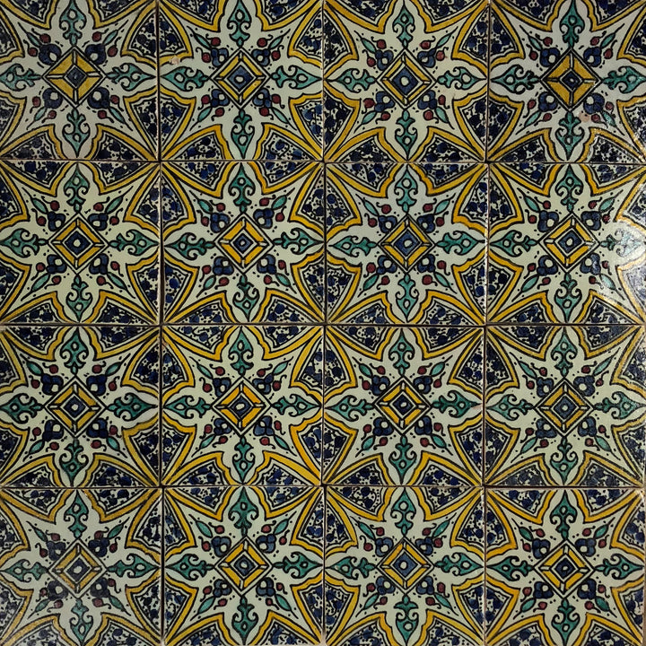 Käsinmaalattu laatta - Marrakech-tyyli