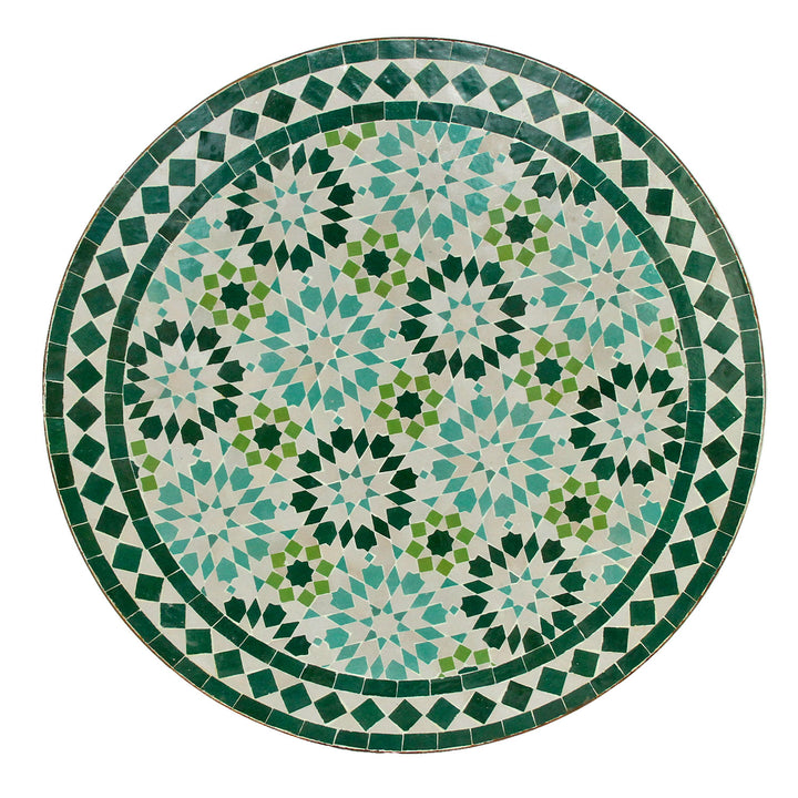 Mosaic bistropöytä pyöreä 70 cm Ankabut turkoosi