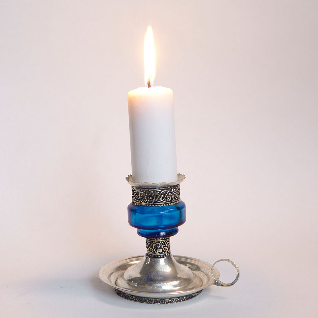 Aladin Blue kynttilänjalka