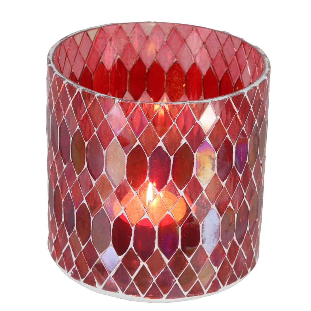 Marokon mosaiikkilyhty Rayan Red