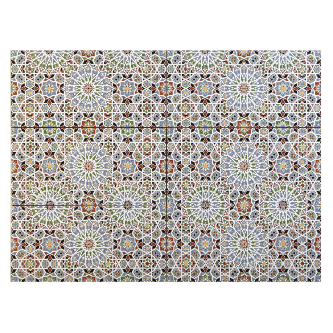 Marokon seinälaatat 50x25 cm – mosaiikkikuvio