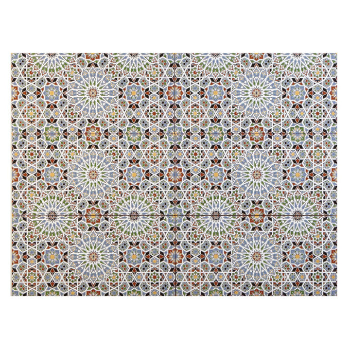 Marokon seinälaatat 50x25 cm – mosaiikkikuvio