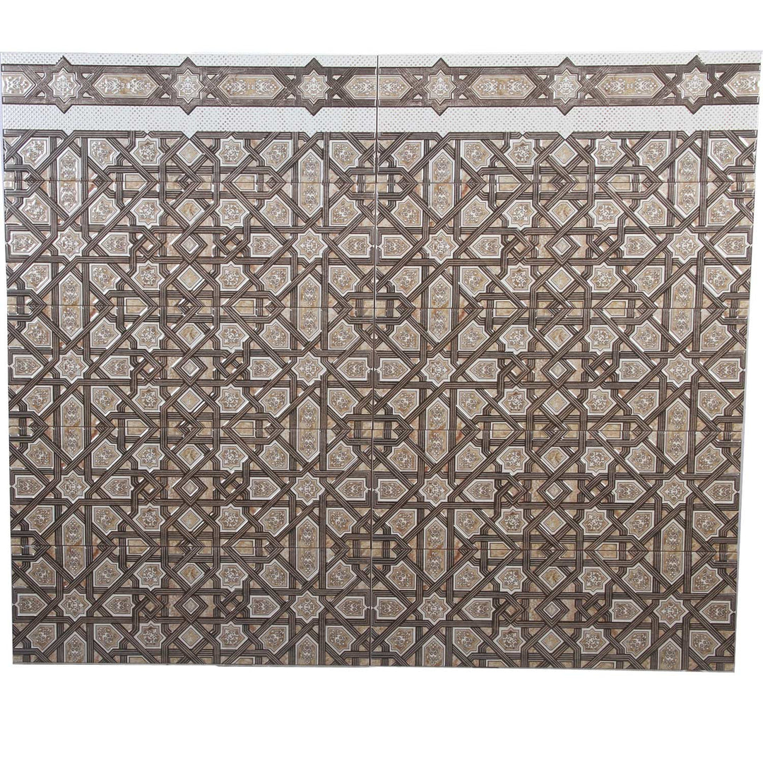 Itämaiset seinälaatat 60x20 cm – marokkolainen kuvio