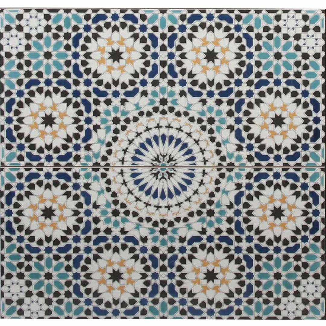 Marokon seinälaatat 50x25 cm – mosaiikkikuvio