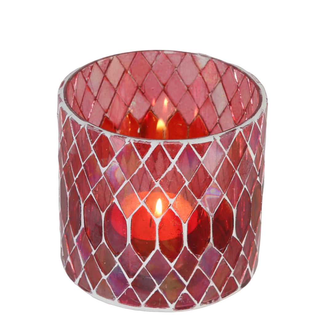 Marokon mosaiikkilyhty Rayan Red