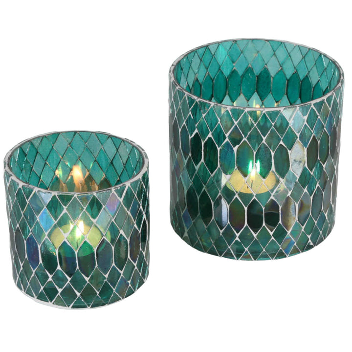 Marokon mosaiikkilyhty Rayan Green