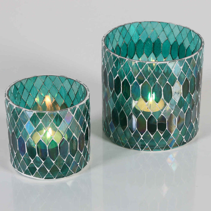 Marokon mosaiikkilyhty Rayan Green
