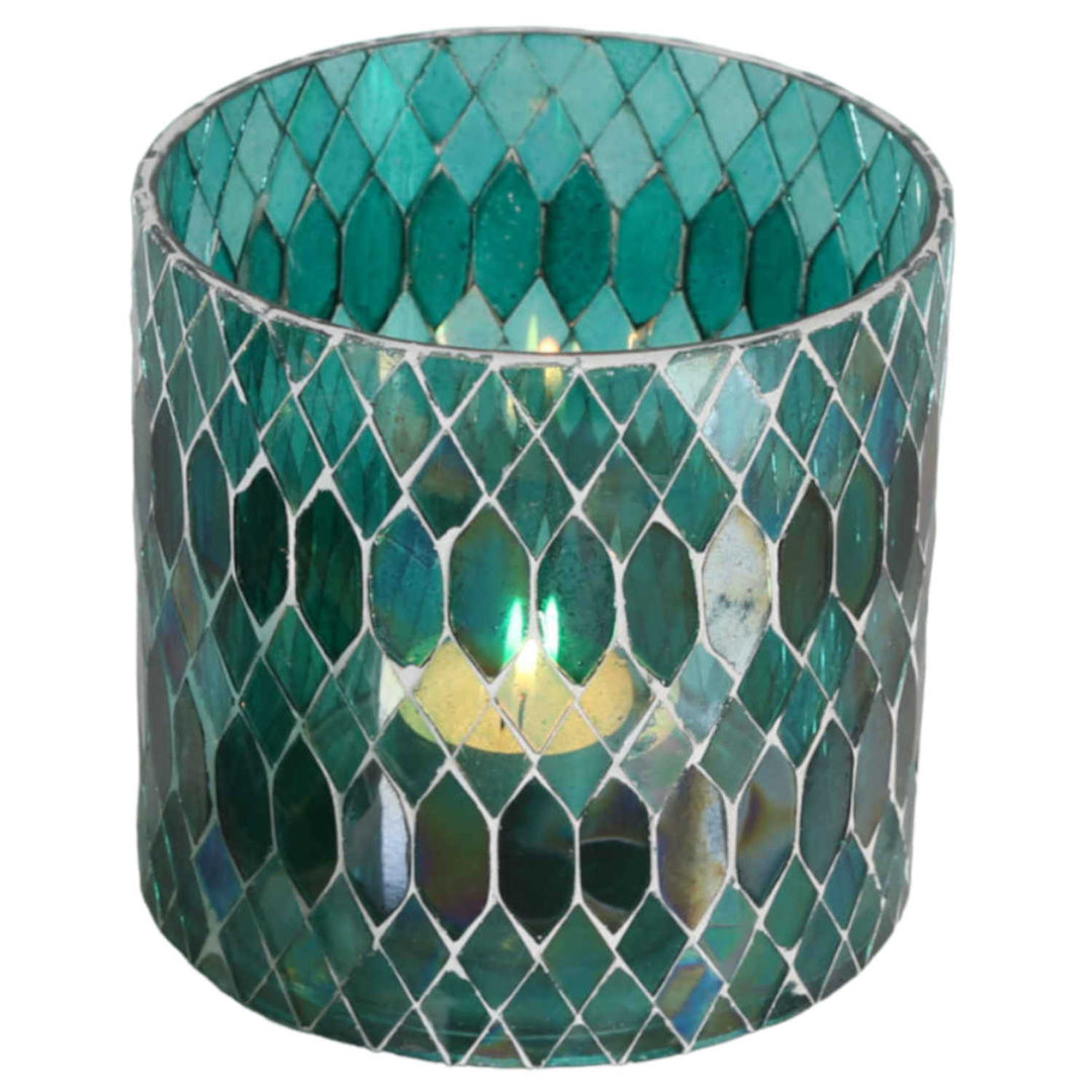 Marokon mosaiikkilyhty Rayan Green