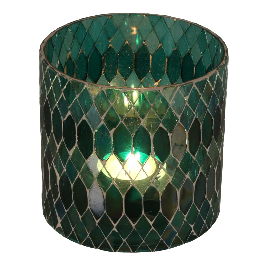 Marokon mosaiikkilyhty Rayan Green