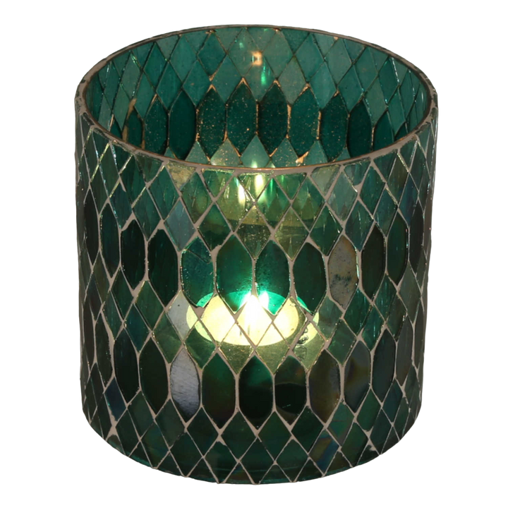 Marokon mosaiikkilyhty Rayan Green